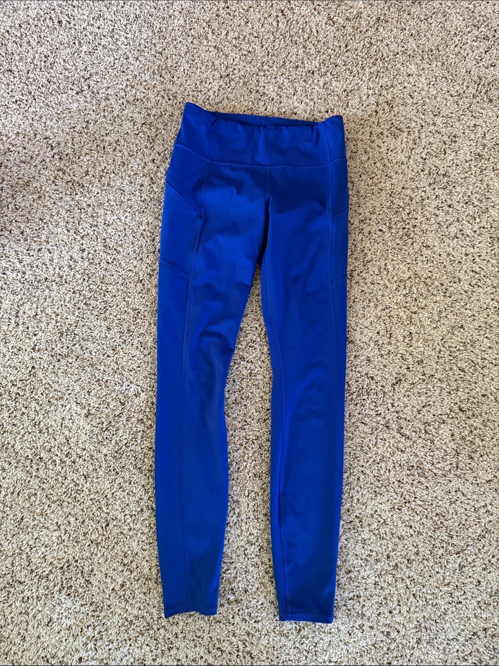 Athleta Royal Blue High-Waist Leggings